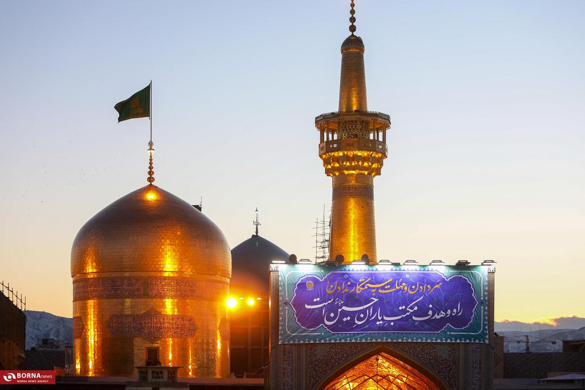 حال و هوای حرم مطهر رضوی در شب میلاد قمربنی‌هاشم(ع) + گزارش تصویری