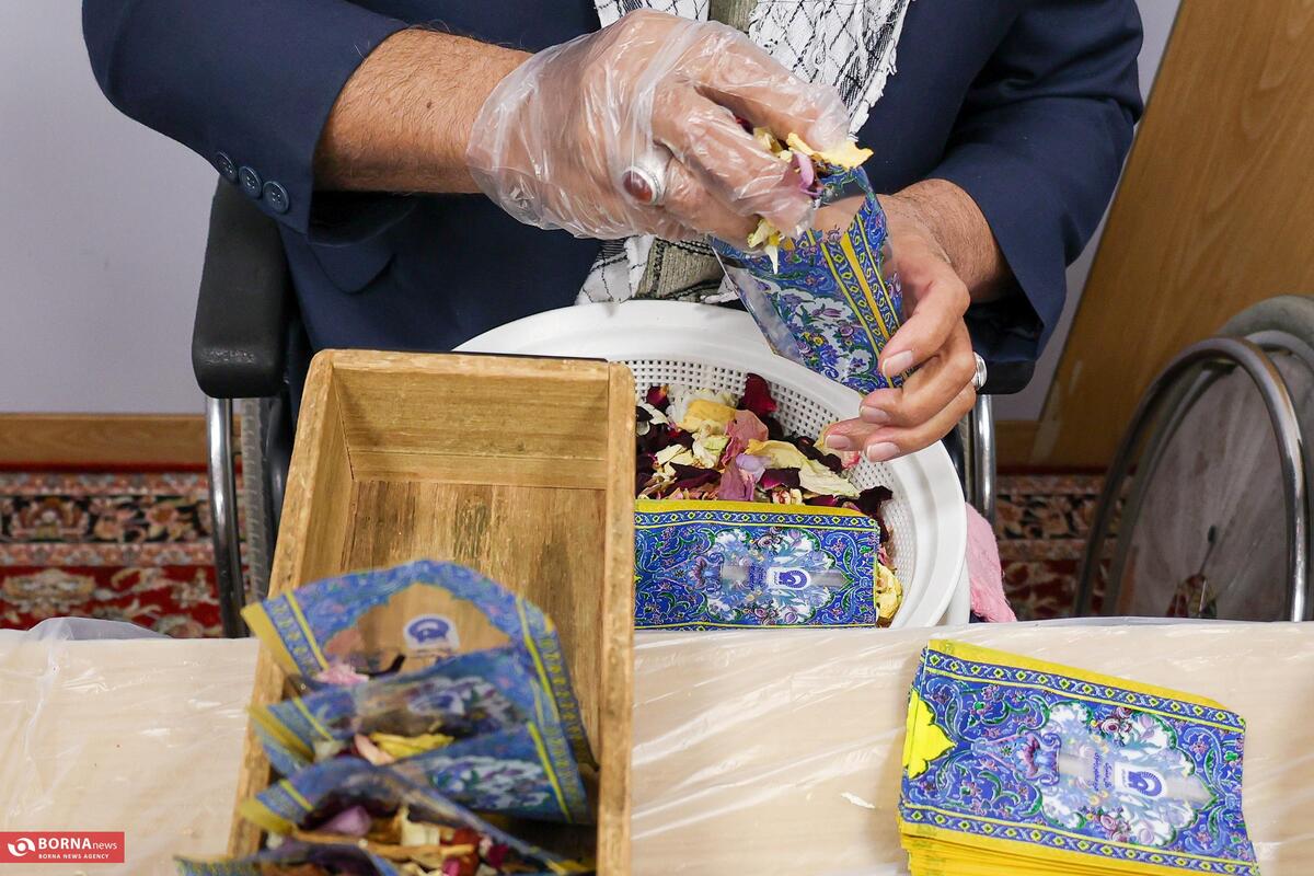 خدمت جانبازان در حریم نور + گزارش تصویری