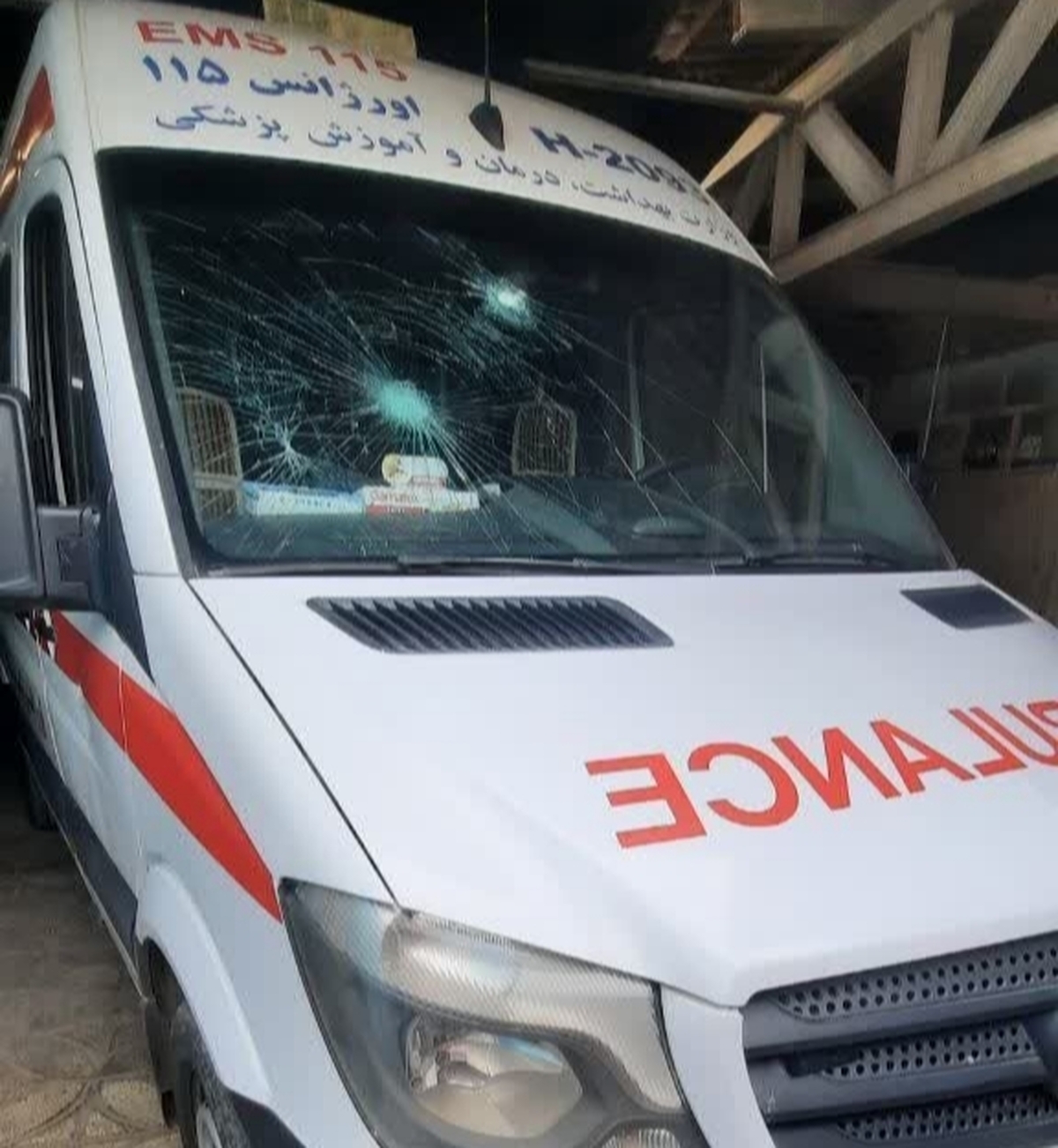 خسارت ۴۷۰ میلیون تومانی به آمبولانس‌های اورژانس کرمانشاه