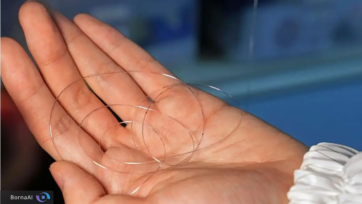 جهش چین در الکترونیک انعطاف‌پذیر؛ تراشه‌ای به نازکی مو و به سختی فولاد ساخته شد