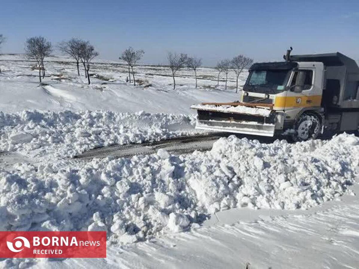 ارتفاع برف اخیر در برخی مناطق فیروزکوه به ۲ متر رسید