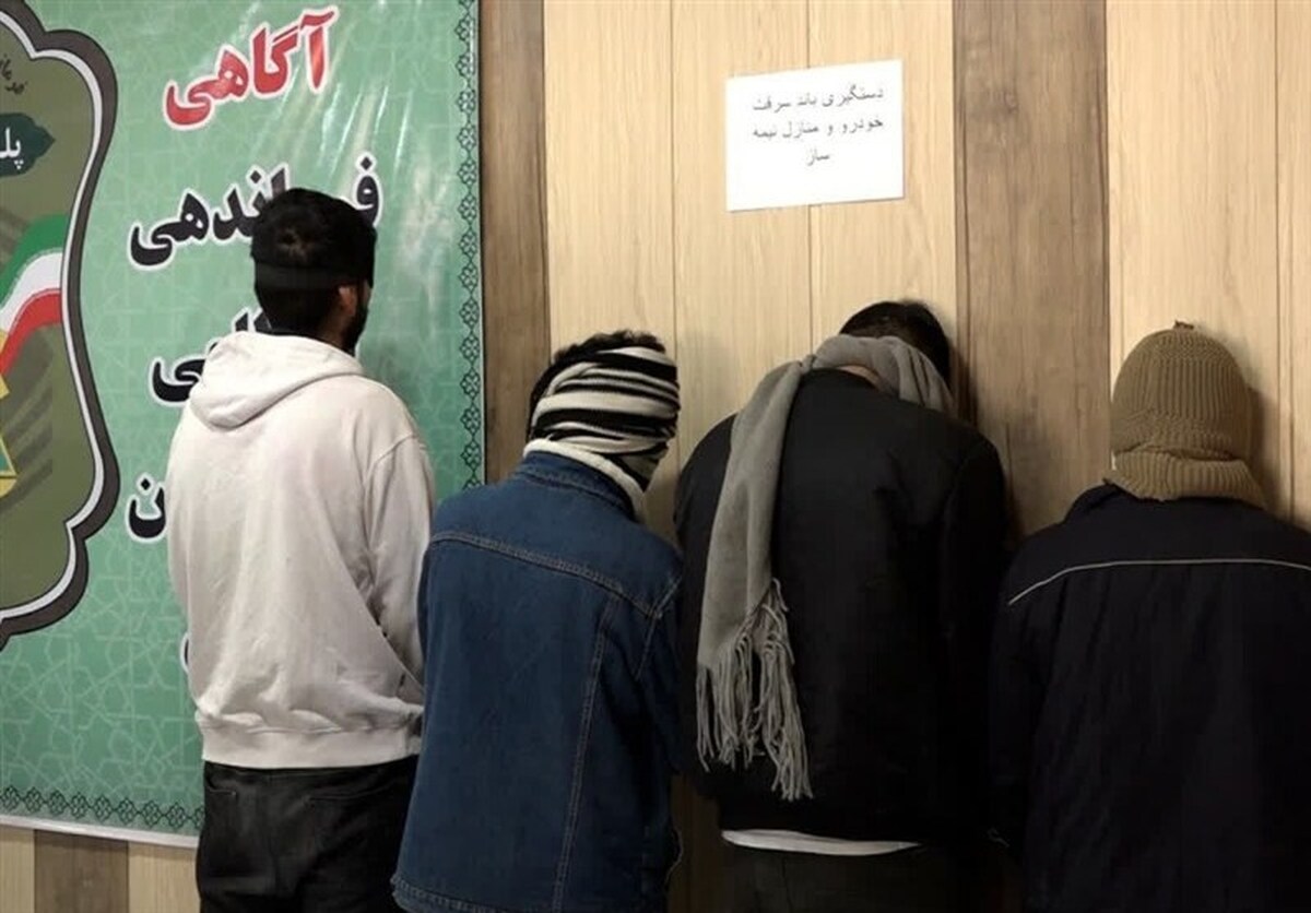 باند 7 نفره سرقت در بافق مهندم شد