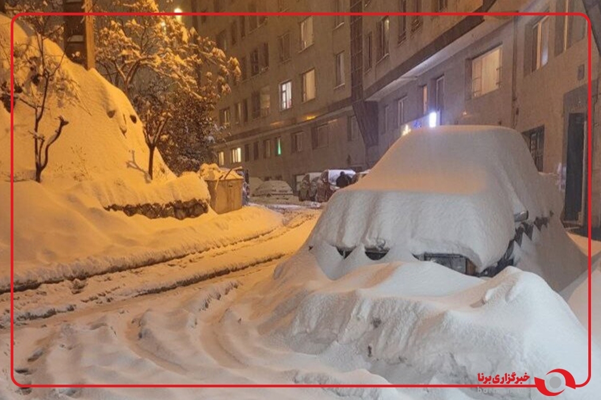 بارش شدید برف  در ارومیه