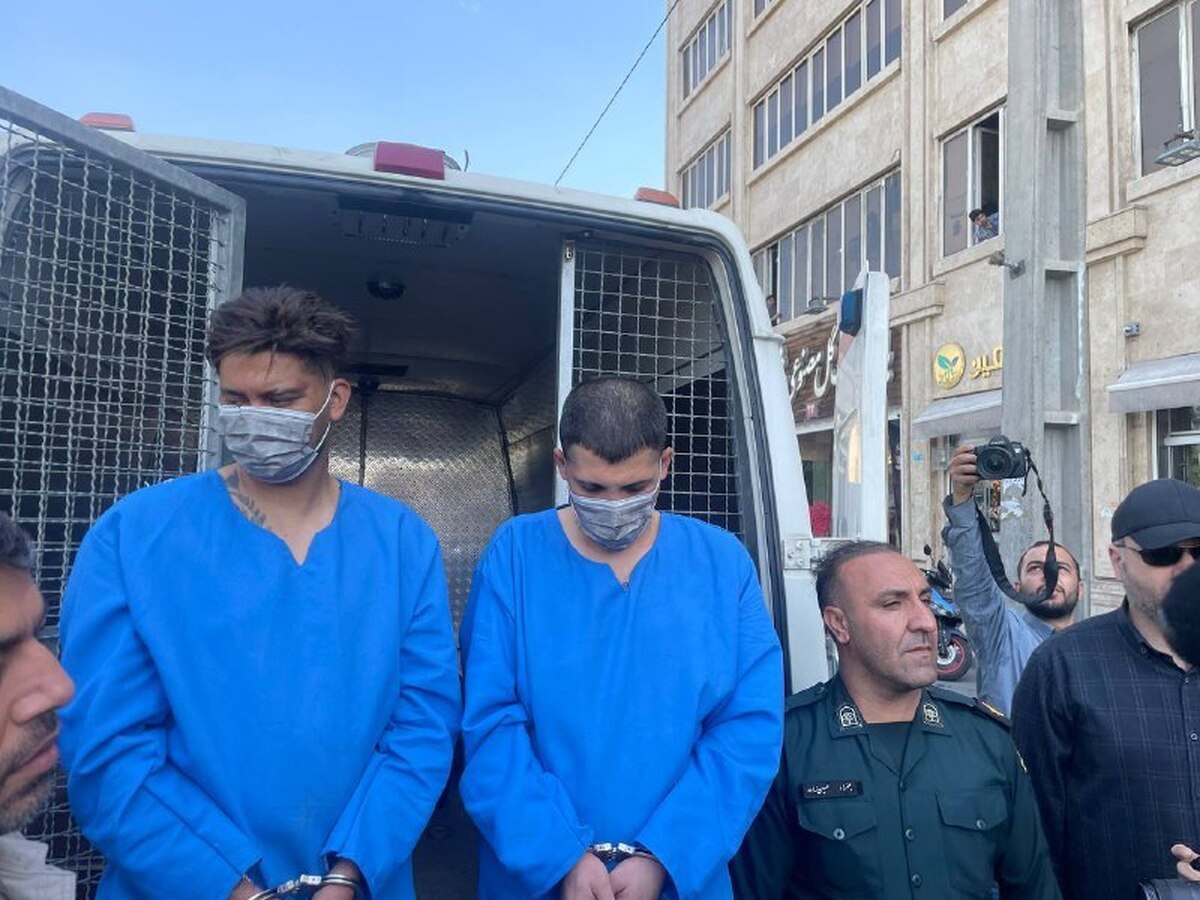 بازسازی صحنه سرقت بی رحمانه از زن جوان در خیابان بعثت + فیلم لحظه دستگیری