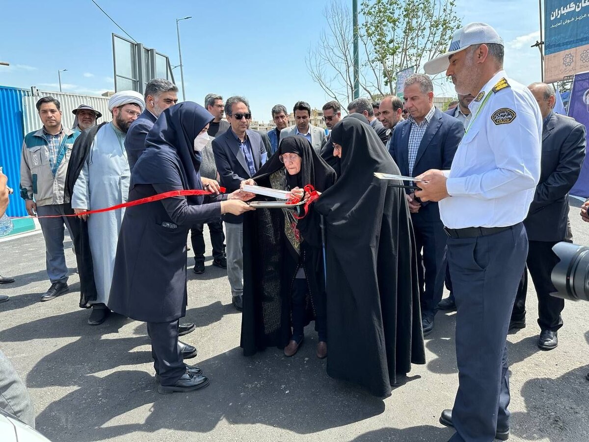 افتتاح فاز نخست پروژه بهسازی میدان سبلان