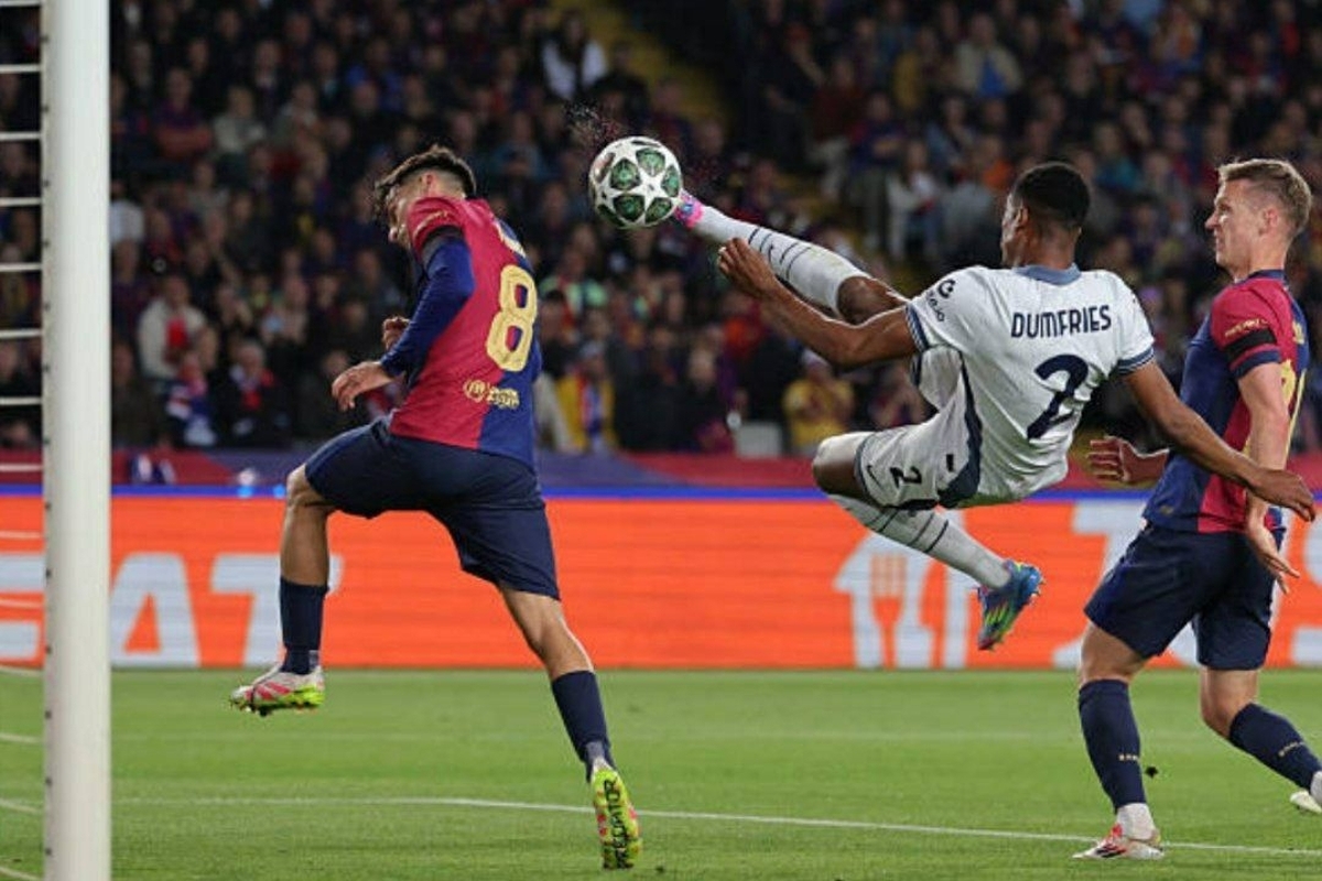 تساوی بارسلونا و اینتر در زیباترین رقابت سال/ همه چیز به بازی برگشت کشیده شد