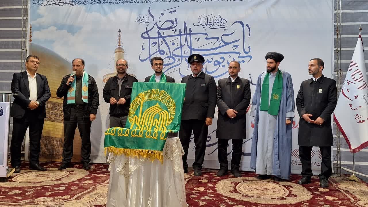 مراسم روز کارگر در شرکت فولاد خرمدشت تاکستان برگزار شد