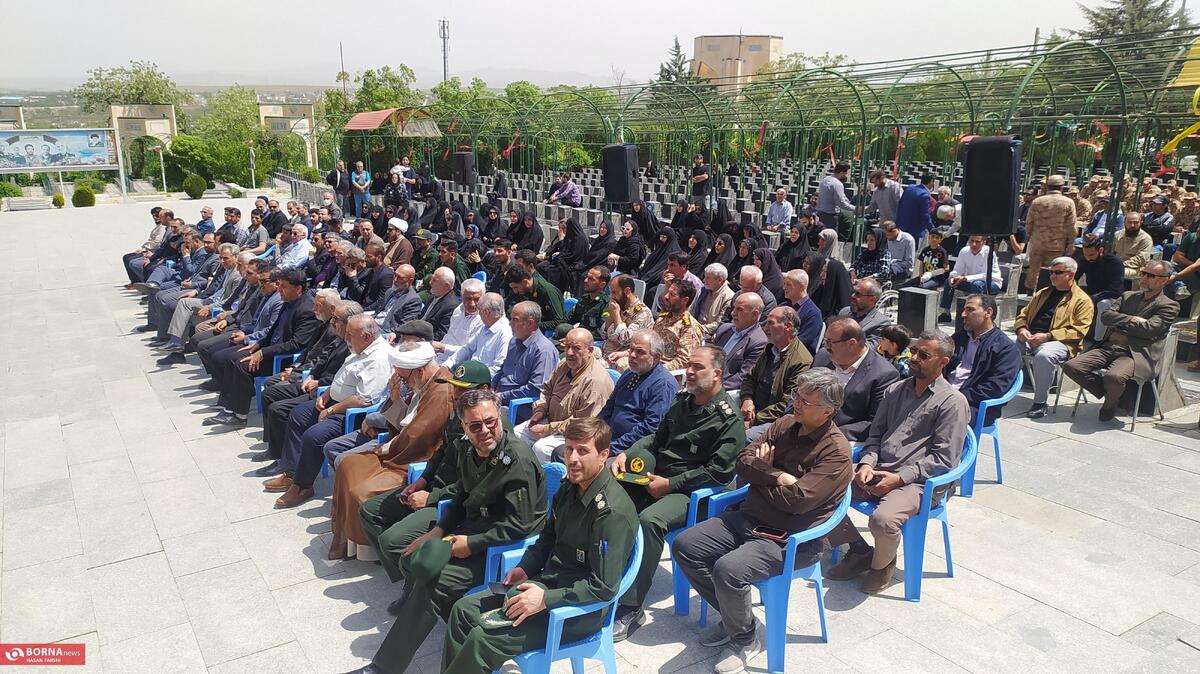 نهمین سالگرد شهادت سردار علیرضا شمسی پور در همدان برگزار شد