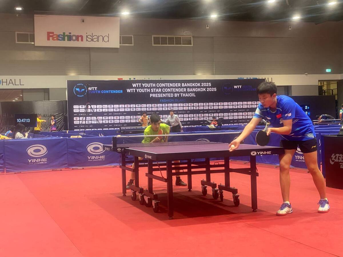 صعود فرجی به جمع ۸ ورزشکار برتر تنیس روی میز استار کانتندر تایلند
