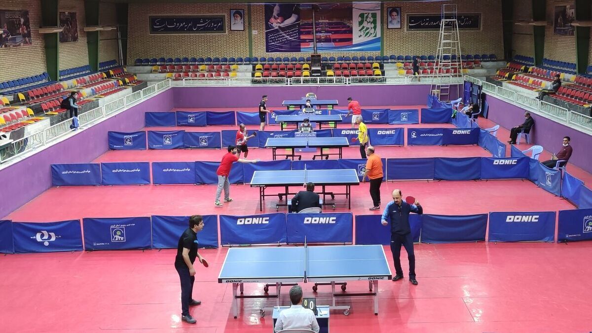 مسابقات انتخابی تیم ملی تنیس روی میز در قزوین آغاز شد