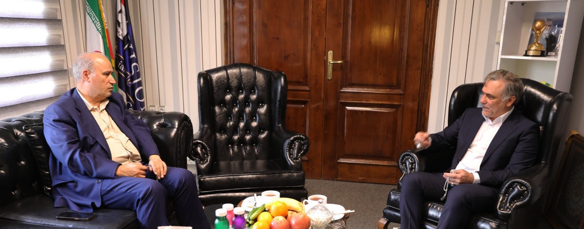 ملاقات تاج و ماجدی در هیات فوتبال استان تهران