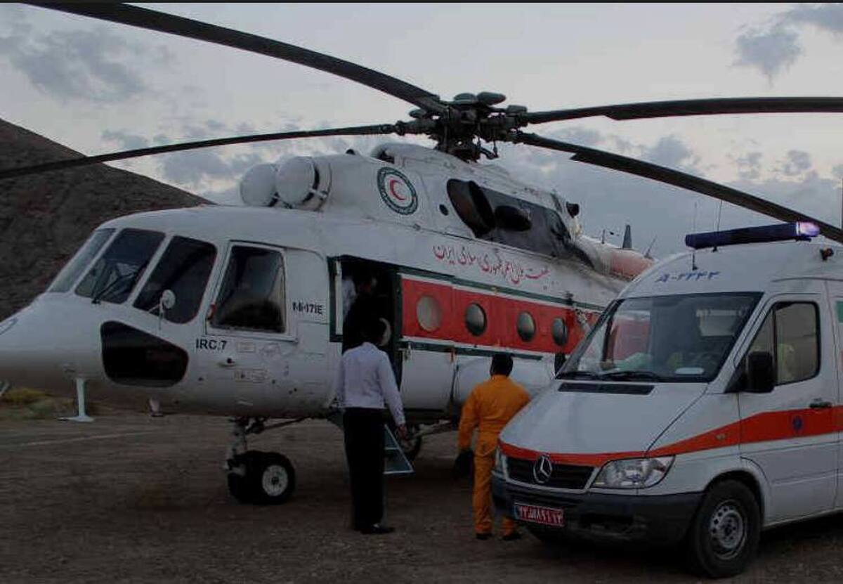 همکاری ‌اورژانس‌استان‌تهران و ‌‌جمعیت‌هلال احمر‌ برای نجات‌جان یک مصدوم ‌