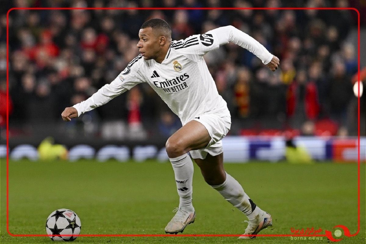 گل اول رئال مادرید به بارسلونا توسط کیلیان امباپه در دقیقه ۵