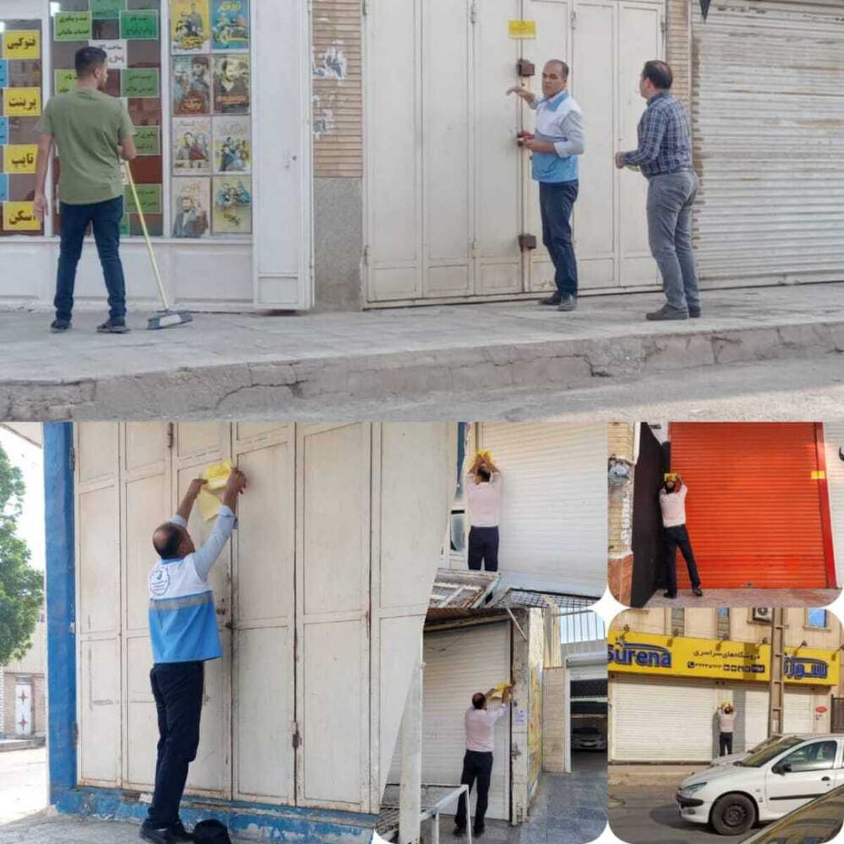 پلمب ۱۵ واحد صنفی تهیه و توزیع مواد غذایی در اندیمشک