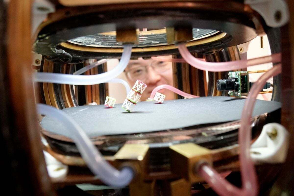 رباتی بی‌موتور از دل ماده‌ای زنده ابداع شد! +فیلم