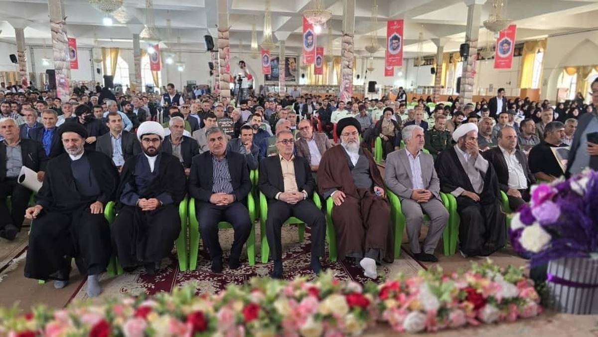 اولین سالگرد شهادت آیت‌الله رئیسی و شهدای خدمت در یاسوج برگزار ‌شد