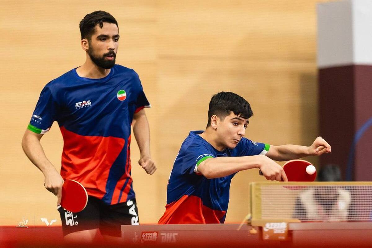 تنیس روی میز قهرمانی جهان/ حذف تیم دوبل ایران با شکست مقابل تیم اول دنیا