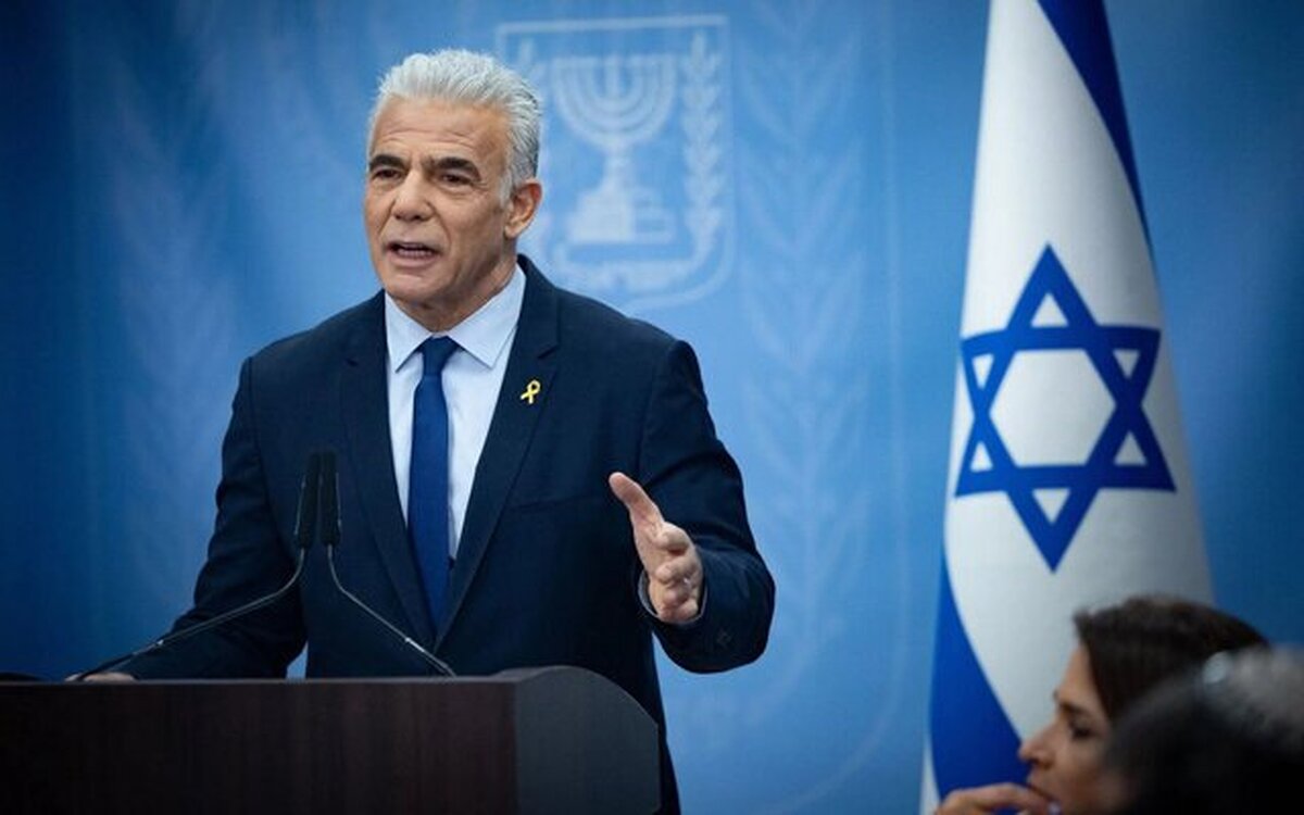 ارزیایی لاپید از گزارش ادعایی «سی‌ان‌ان» درباره حمله رژیم صهیونیستی به ایران