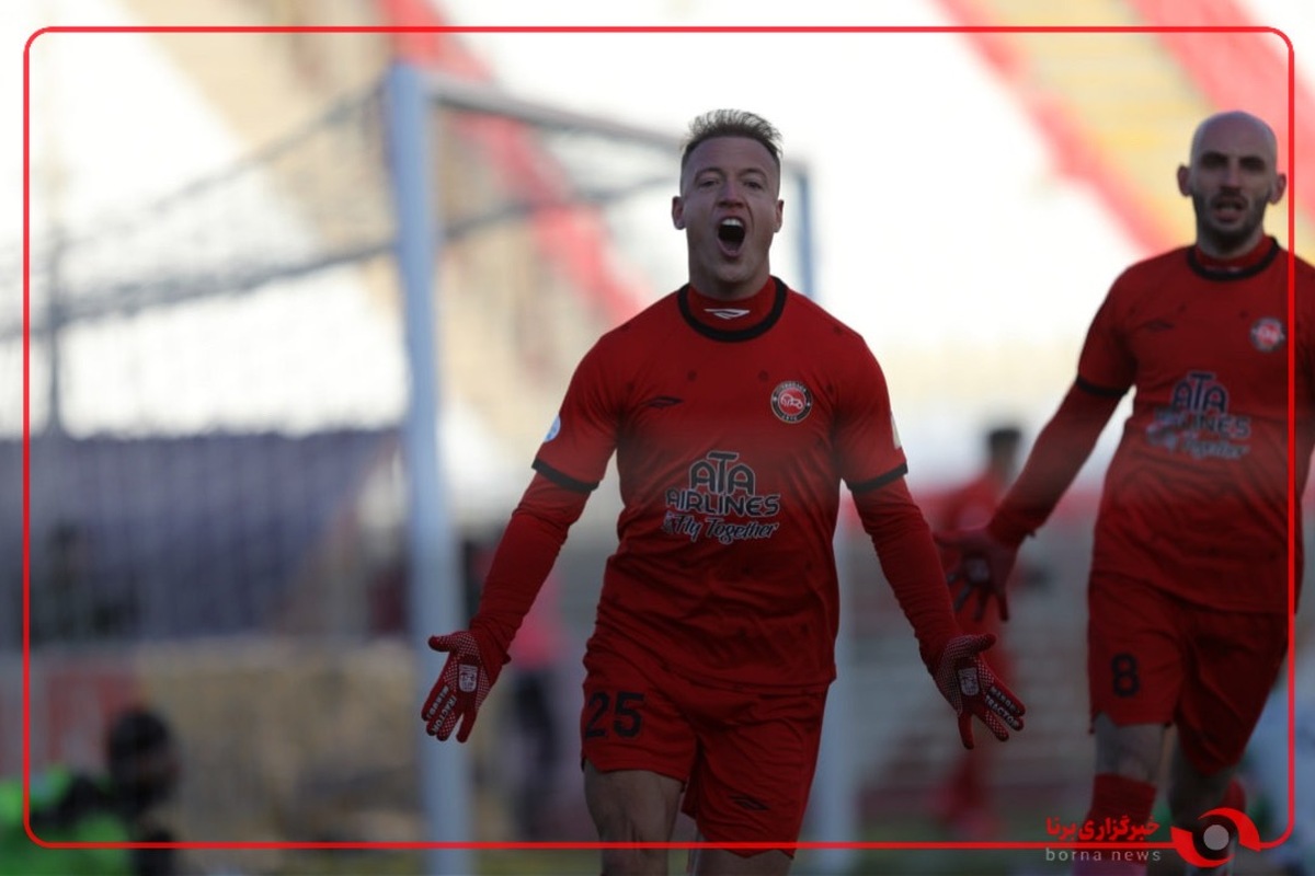 گل اول تراکتور توسط دروژدک در دقیقه 46