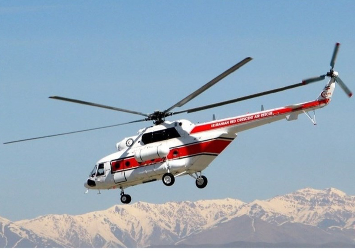 اعزام ۵ فروند بالگرد هلال‌احمر به بندرعباس