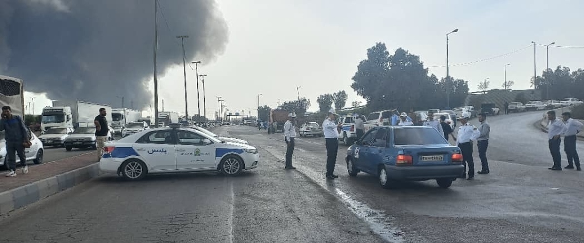 مدیریت ترافیکی حادثه اسکله شهید رجایی هرمزگان با حضور ۲۳ تیم عملیاتی