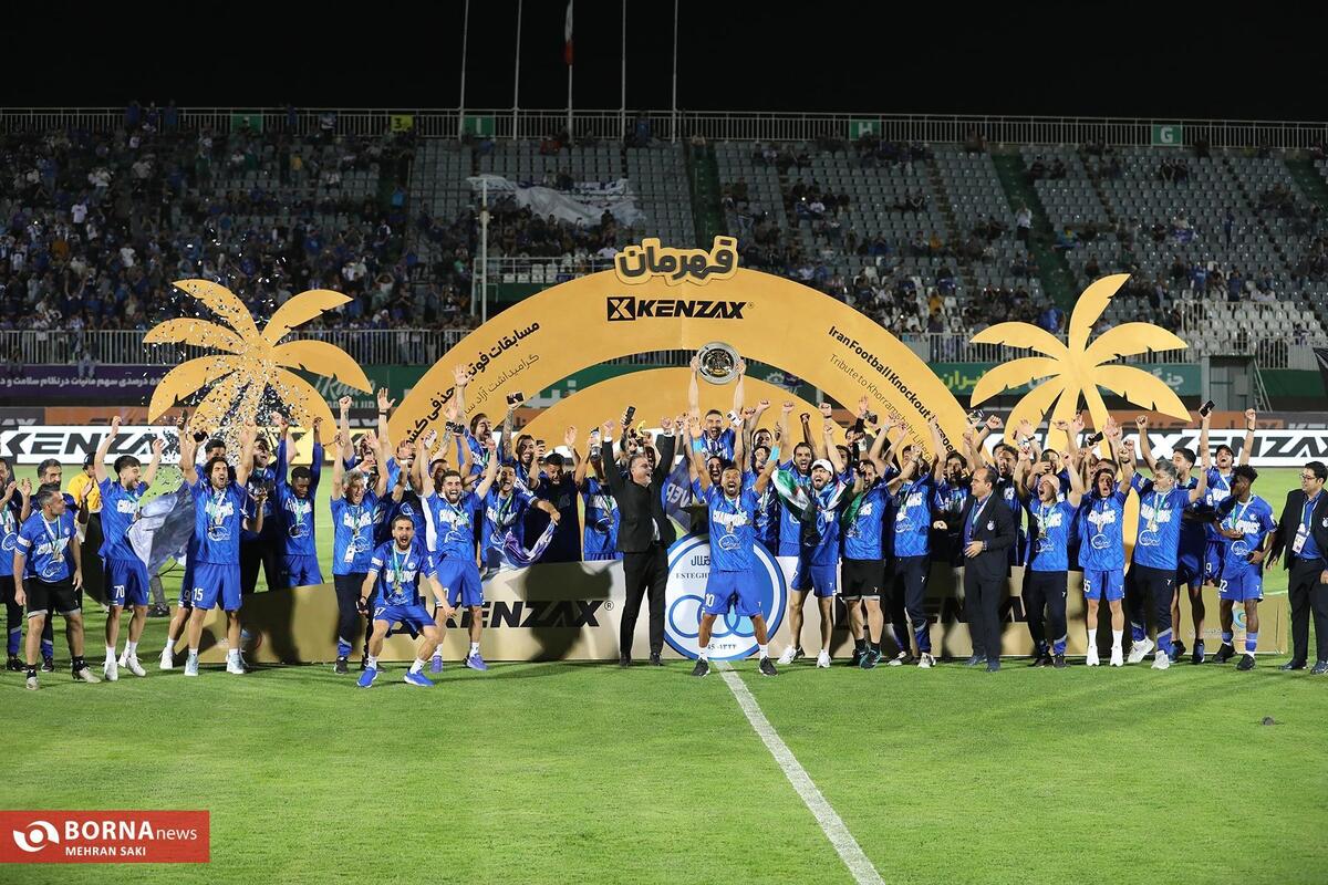 هت تریک ۶ بازیکن استقلال در کسب جام