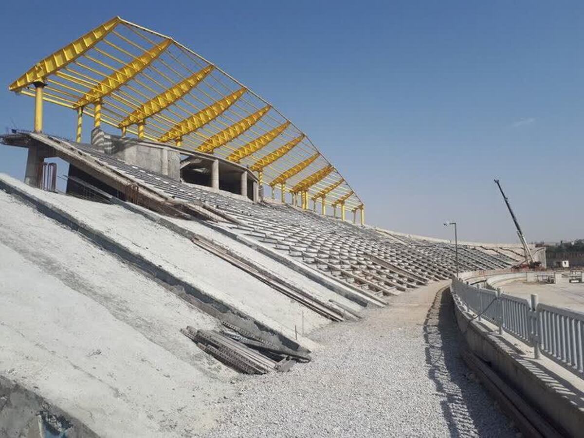 پیشرفت ۸۴ درصدی ورزشگاه ۵ هزار نفری بروجرد 