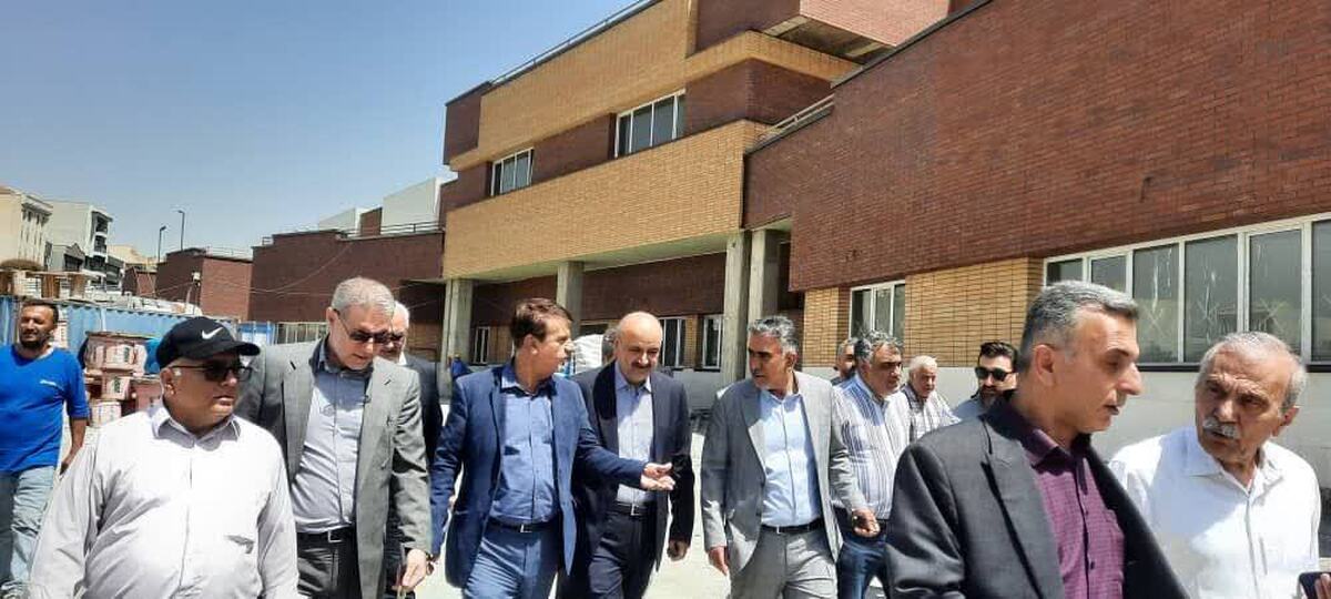 بازدید معاون عمرانی استانداری البرز از پروژه بیمارستانی سیدالشهدا