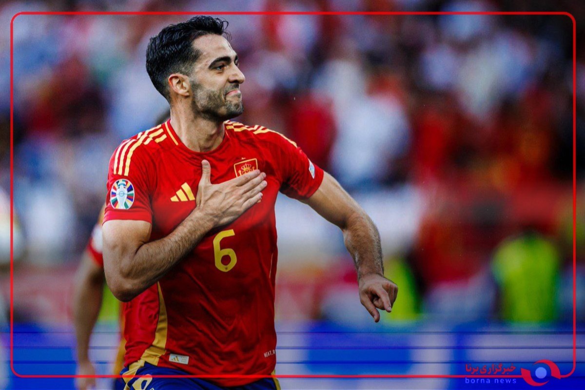 گل دوم اسپانیا توسط میکل مرینو در دقیقه 25