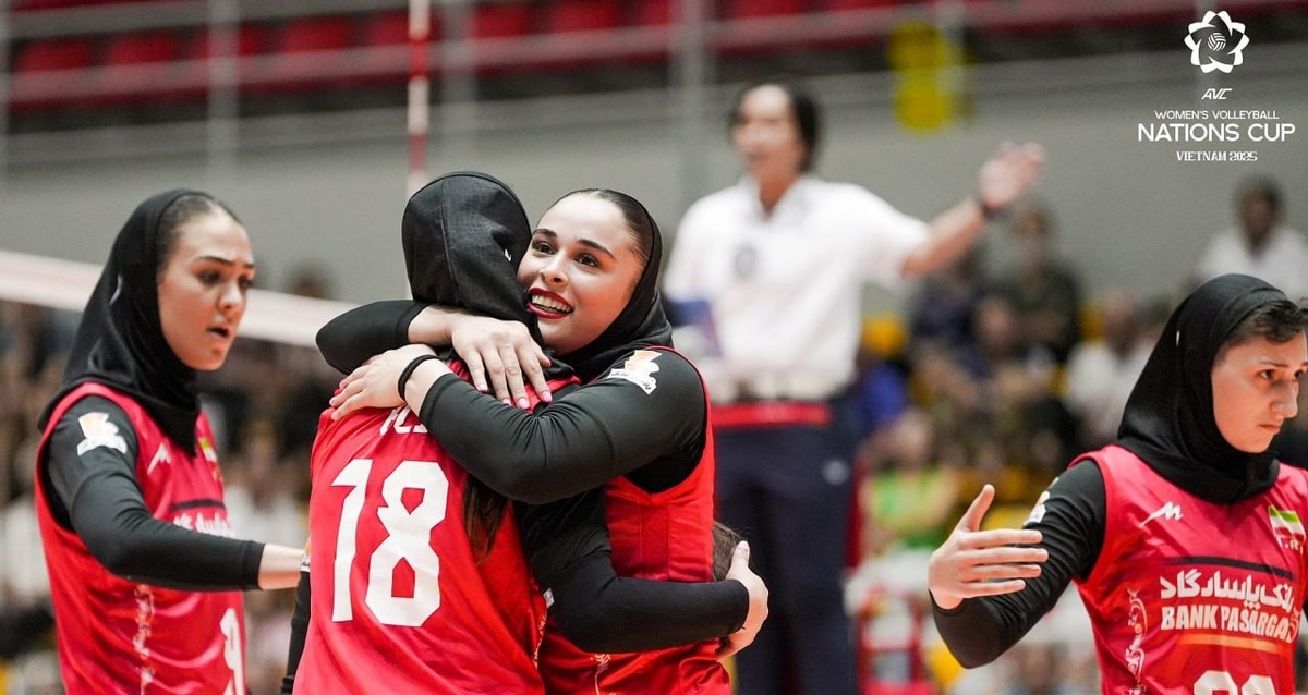 سومین پیروزی دختران والیبال ایران در جام ملت‌های آسیا