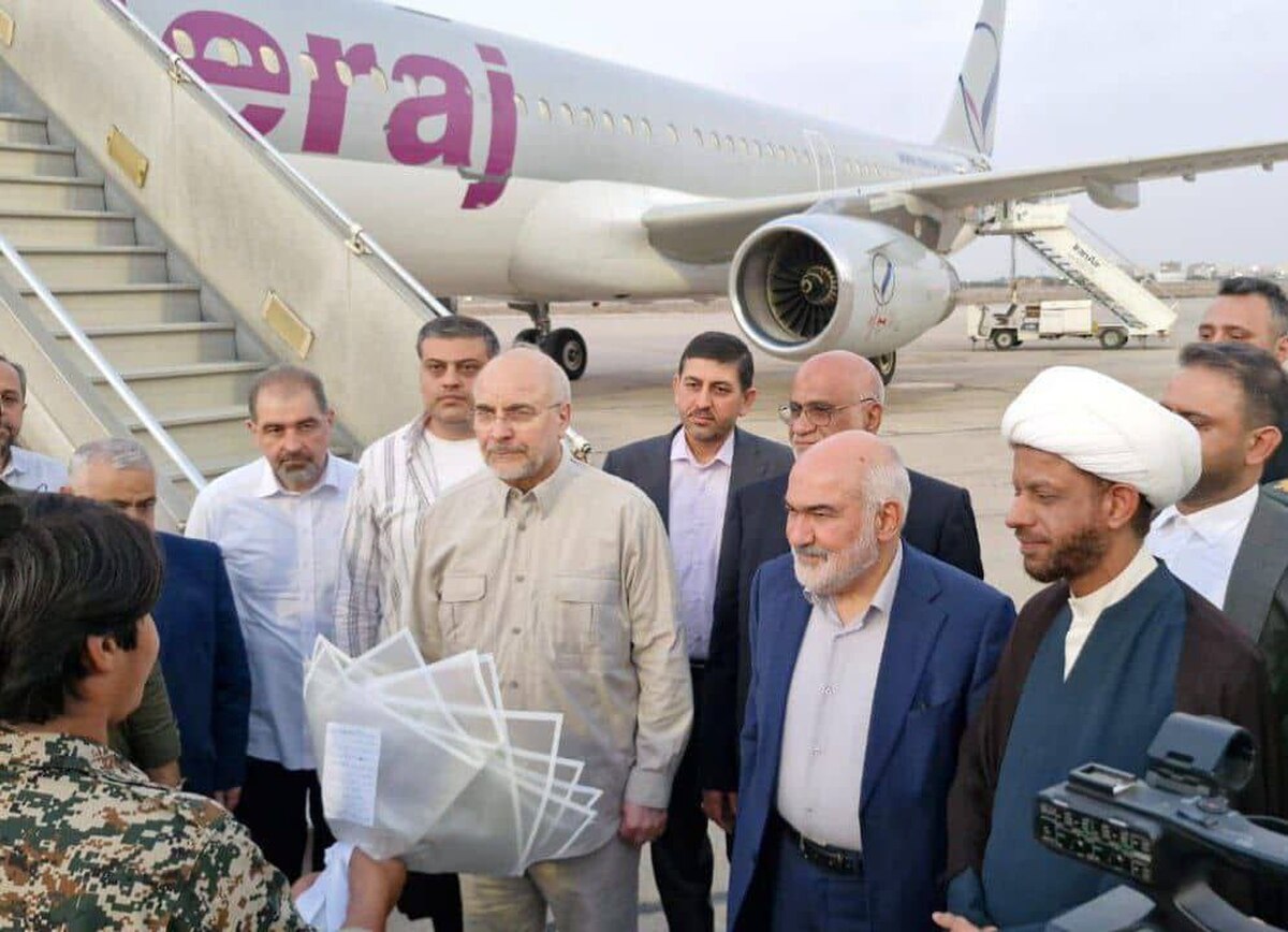 رییس مجلس شورای اسلامی وارد خوزستان شد