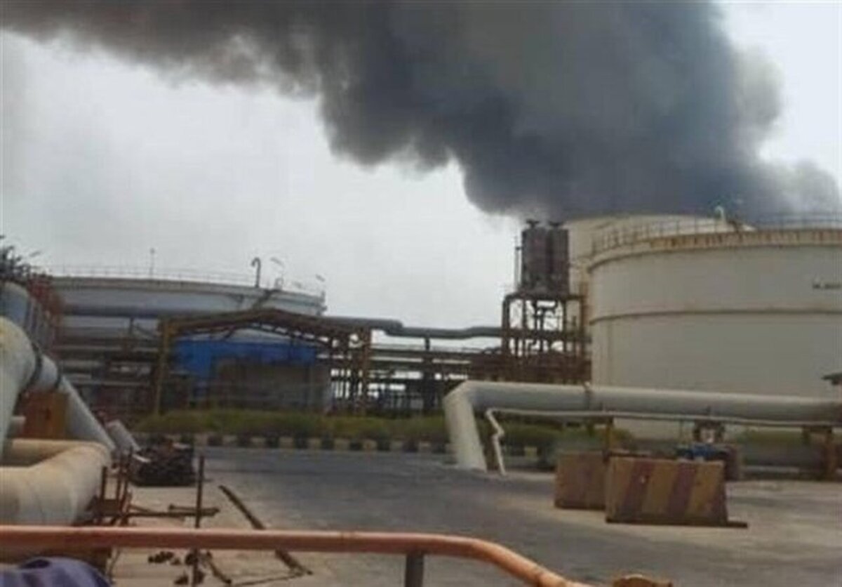آتش سوزی اسکله متانول دیر مهار شد