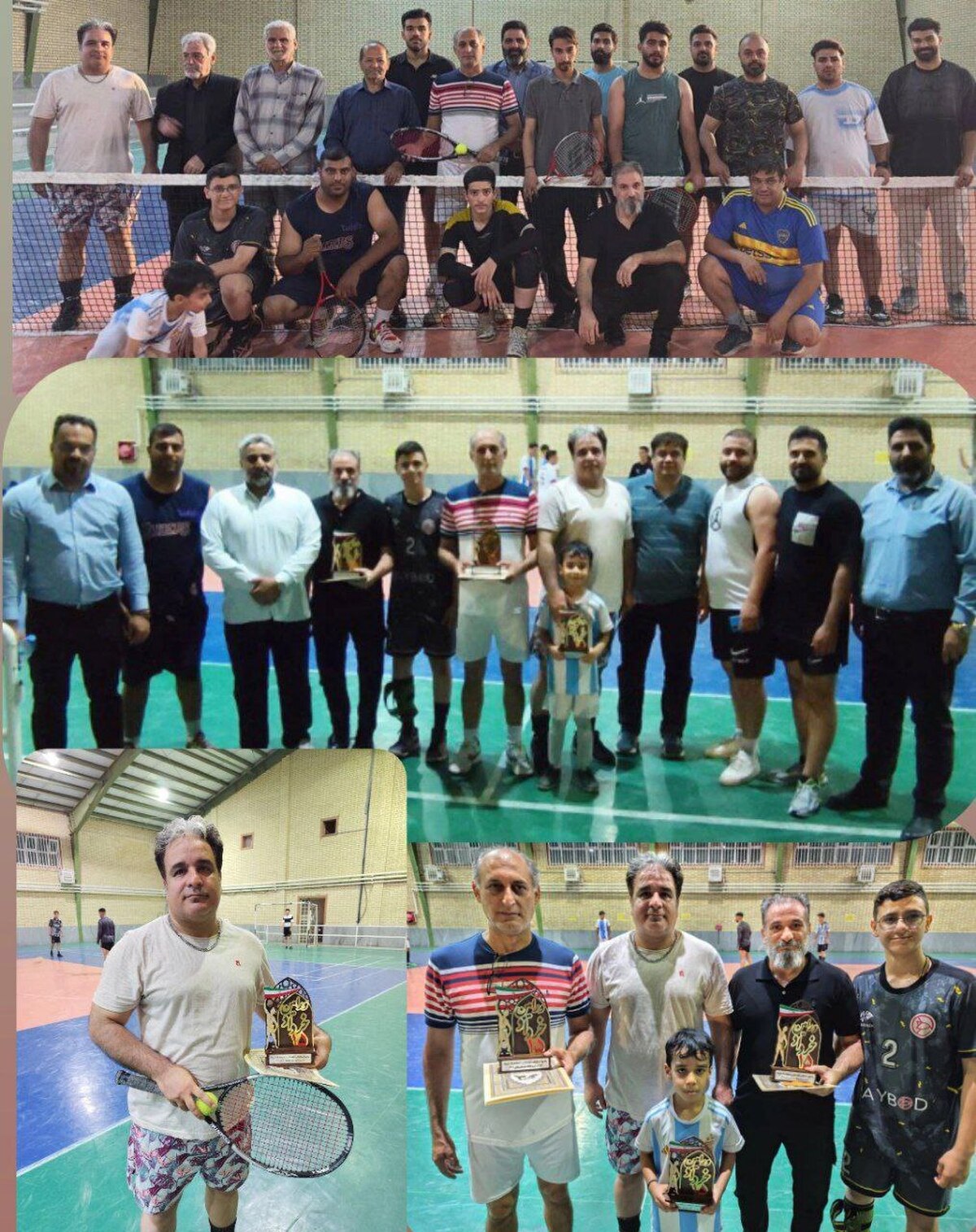 علیرضا فرجی قهرمان دومین دوره رقابتهای تنیس ورامین شد