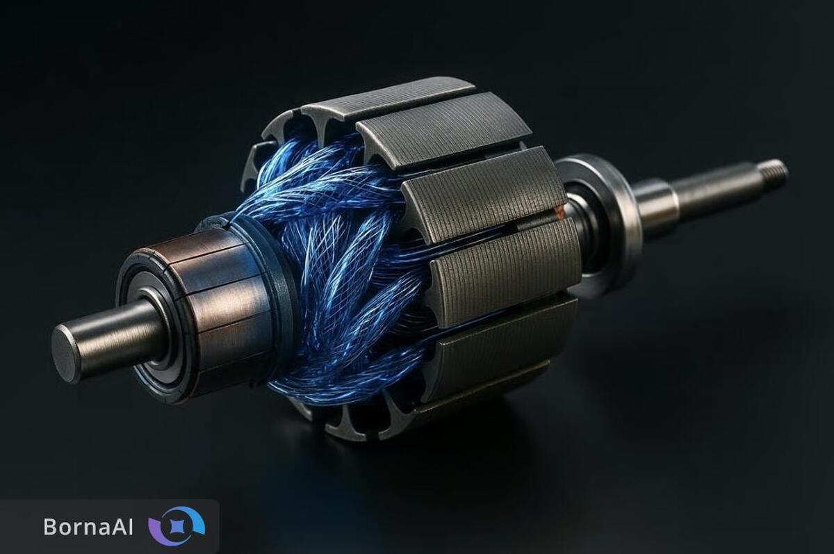 موتور الکتریکی بدون سیم‌پیچ‌های فلزی ساخته شد!