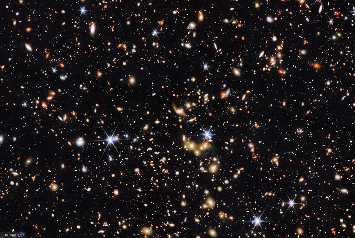 تصویری شگفت‌انگیز از هزاران کهکشان در قاب تلسکوپ جیمز وب