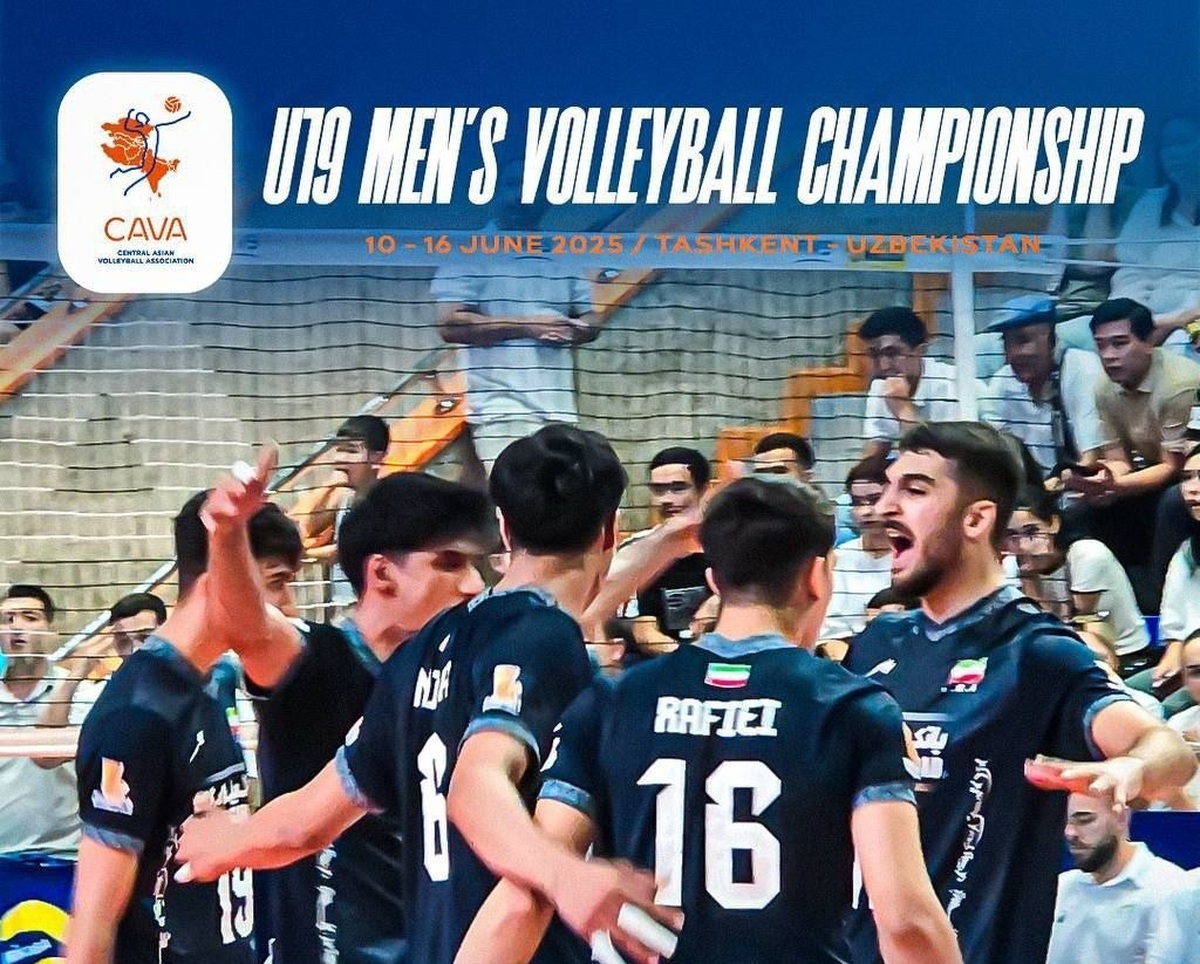 والیبالیست‌های نوجوان ایران بر بام آسیا ایستادند