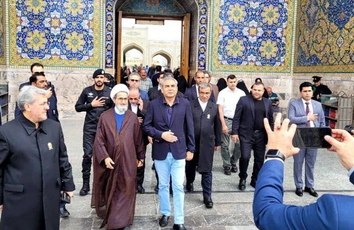 وزیر کشور پاکستان وارد مشهد شد