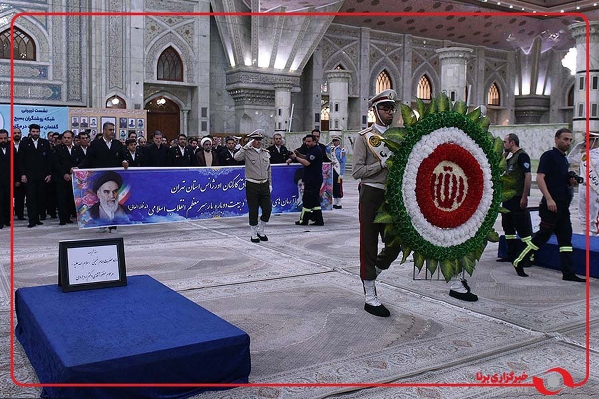 تجدید میثاق مدیران و کارکنان اورژانس تهران با آرمان‌های امام(ره)