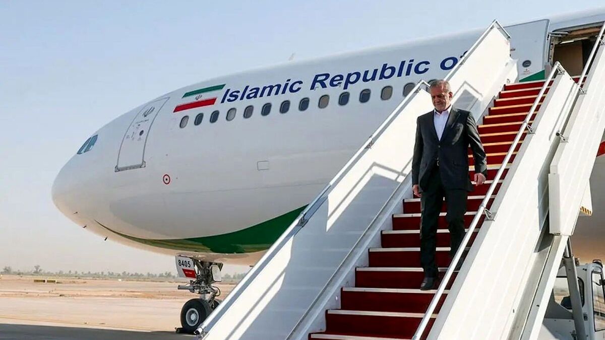 پزشکیان وارد کشورمان شد