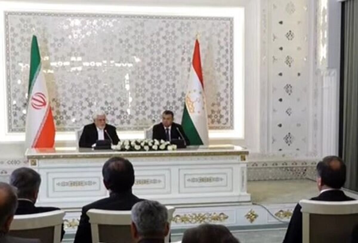 عارف: روابط سیاسی ایران و تاجیکستان در بهترین شرایط قرار دارد