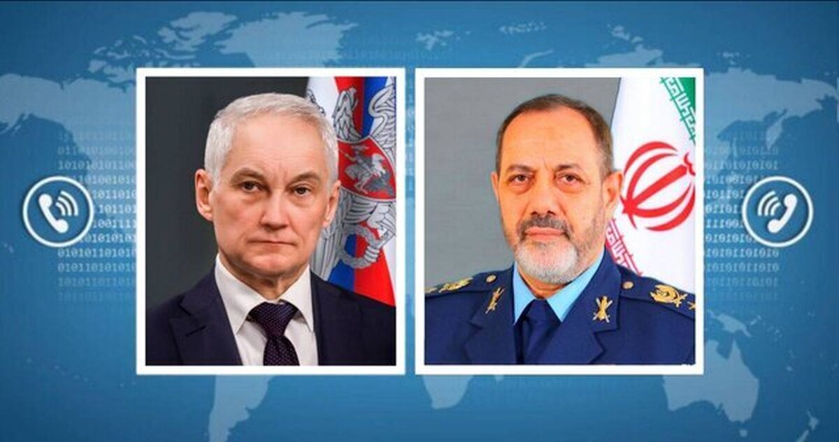 تماس تلفنی وزیر دفاع روسیه با وزیر دفاع ایران