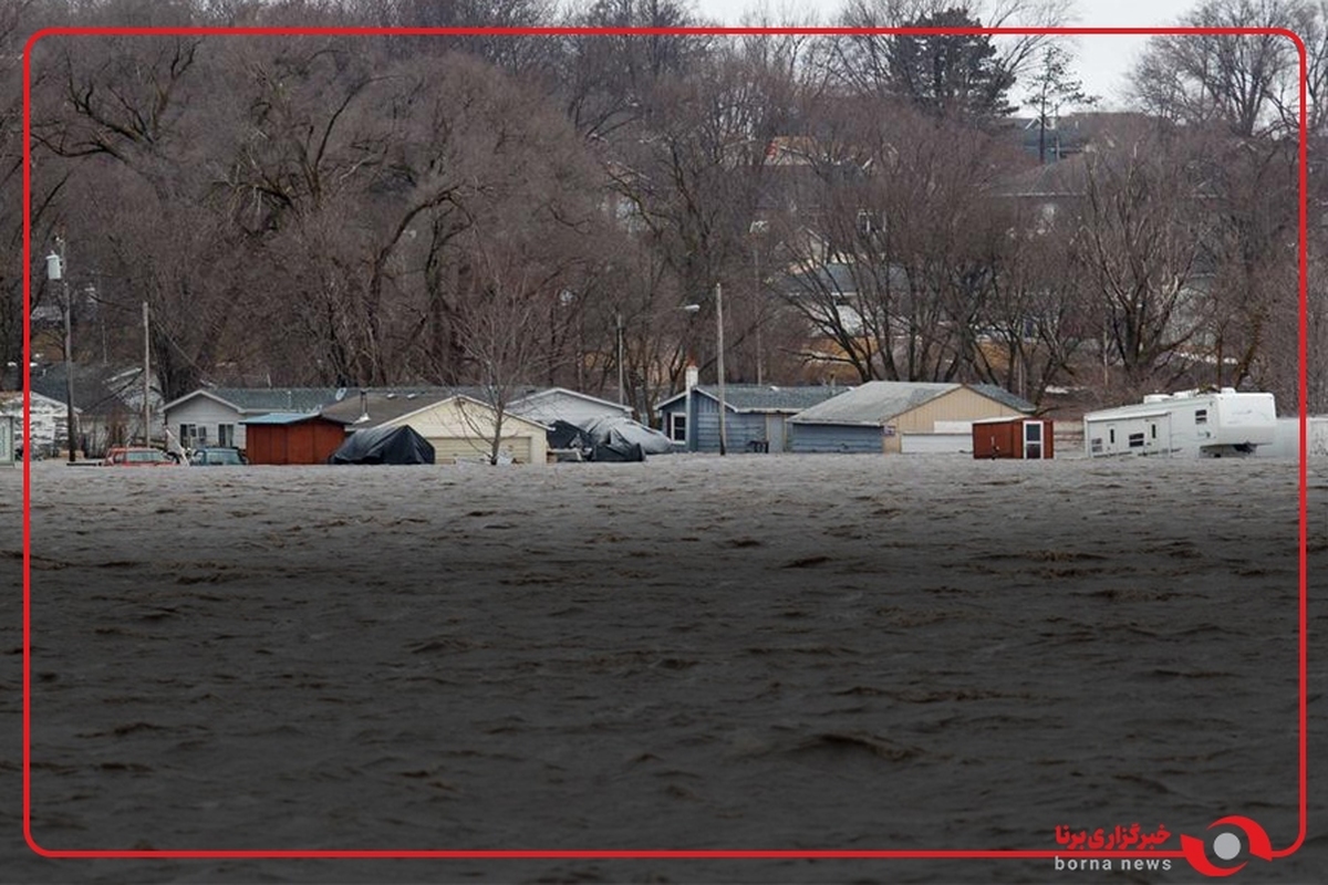 سیل شدید و وضعیت اضطراری در آیووا آمریکا