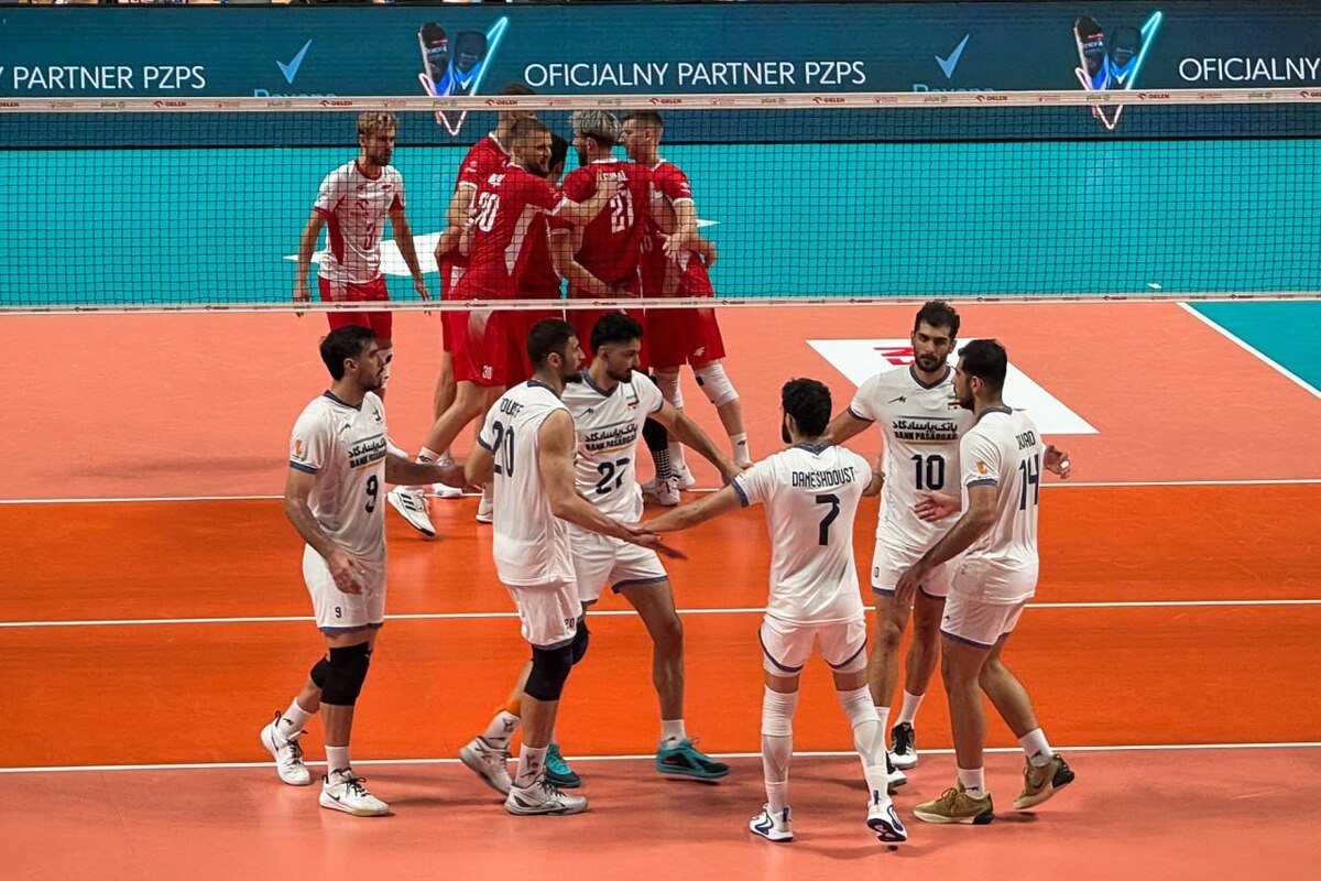 تیم ملی والیبال ایران بازی با لهستان را تمرین کرد و باخت!