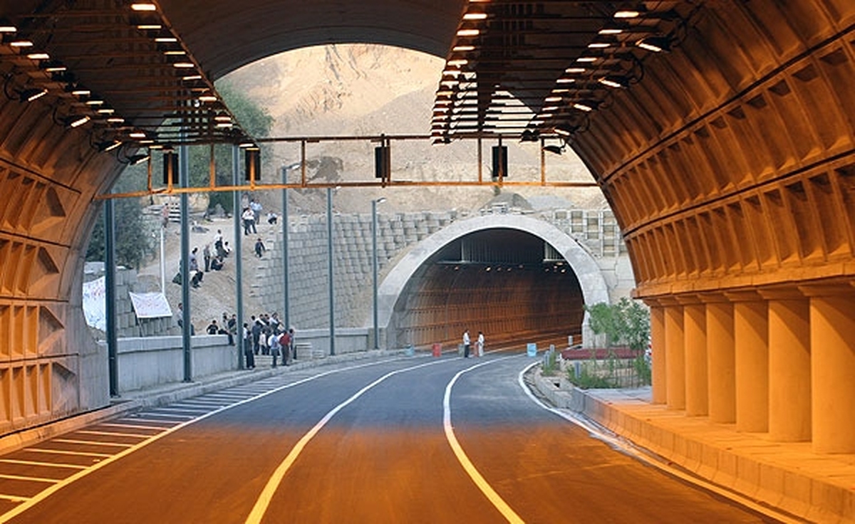 باند شمالی تونل رسالت امشب مسدود است