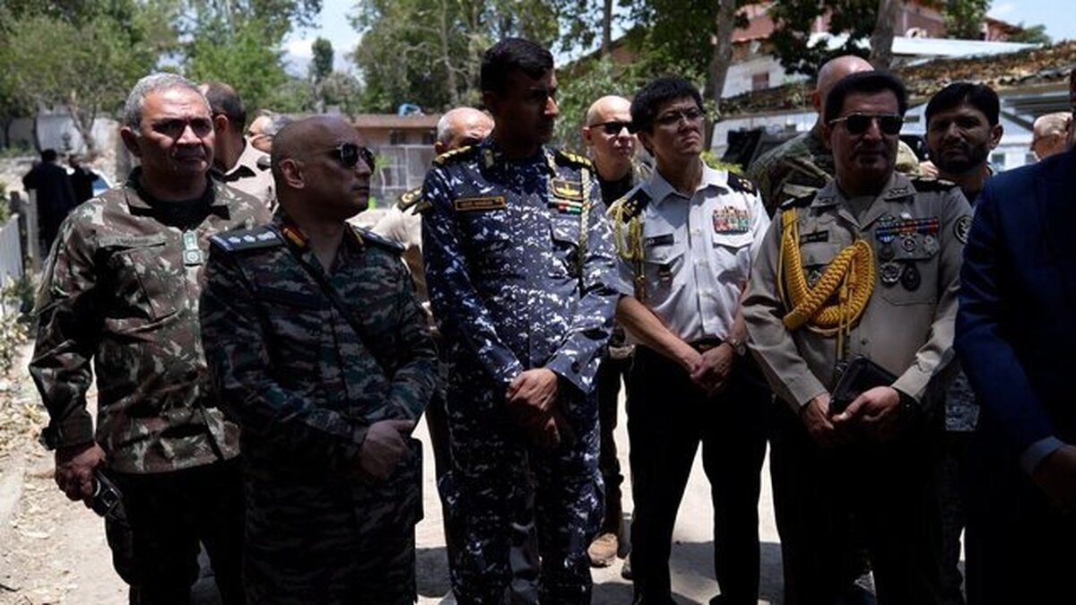 بازدید وابستگان نظامی ۲۰ کشور از زندان اوین