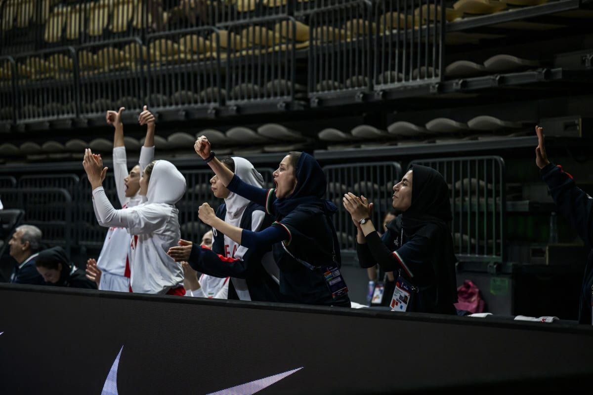 صعود مقتدرانه بسکتبال دختران ایران به نیمه‌نهایی کاپ آسیا