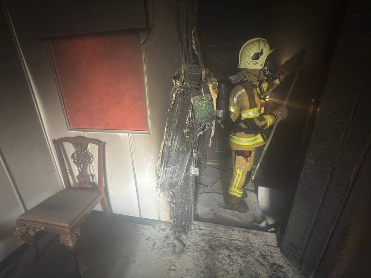 آتش سوزی دفتر اداری در میدان بازار بزرگ مهار شد