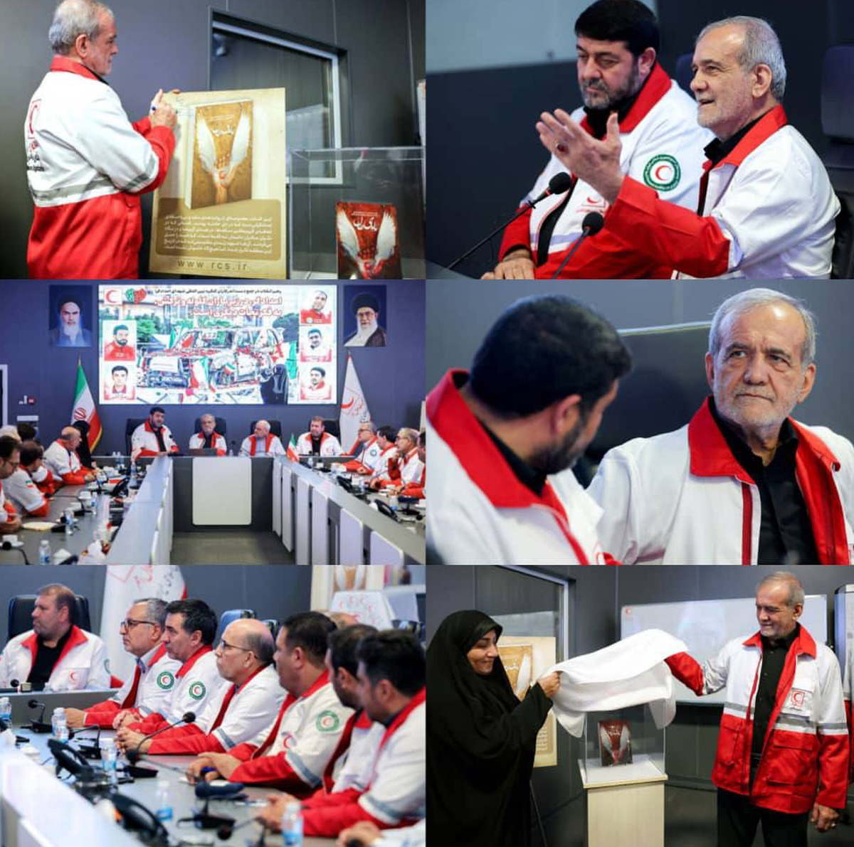 قدردانی رئیس جمعیت هلال‌احمر از رئیس جمهور پزشکیان