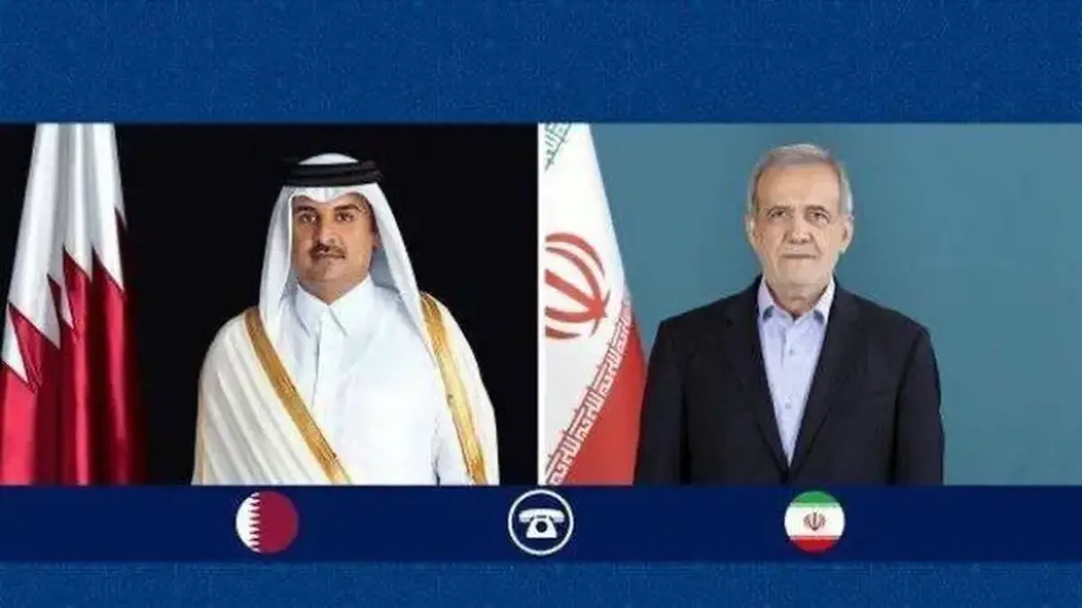 دلجویی رئیس‌جمهور پزشکیان از دولت و ملت قطر/ تأکید شیخ تمیم بر گسترش روابط دو کشور