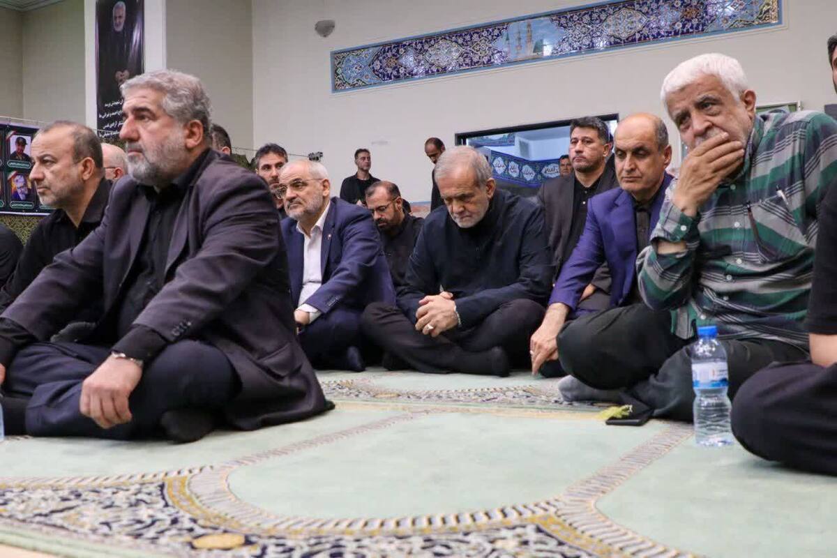 حضور رئیس‌جمهور و استاندار گیلان در مراسم گرامیداشت شهدای گیلانی جنگ تحمیلی ۱۲ روزه